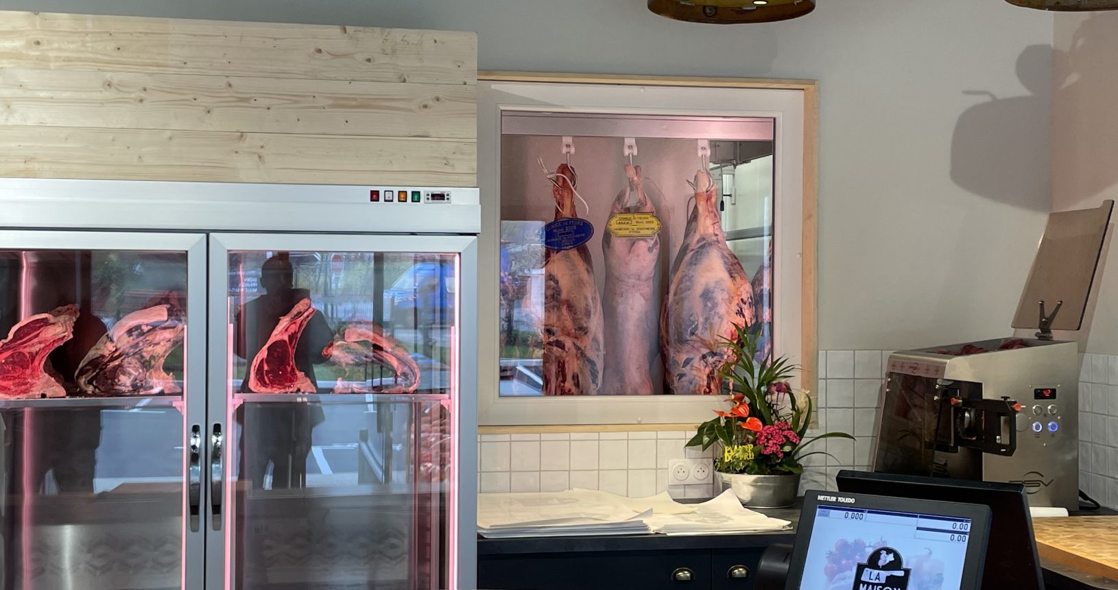 Boucherie charcuterie aménagement Cloisons du Midi